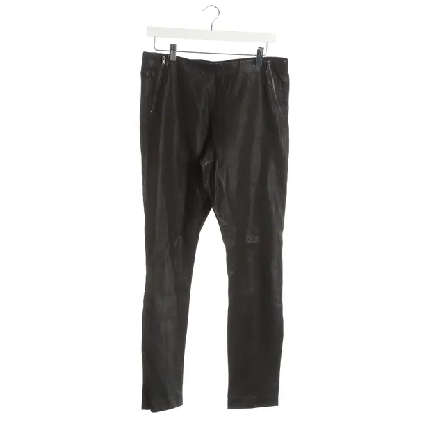 Hose, in Schwarz, Leder, Theory