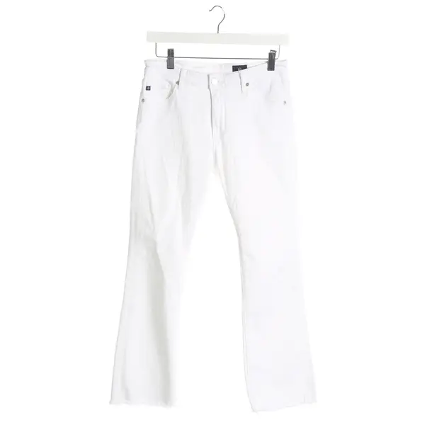 Jeans Slim Fit, in Weiß, Baumwolle, AG Jeans
