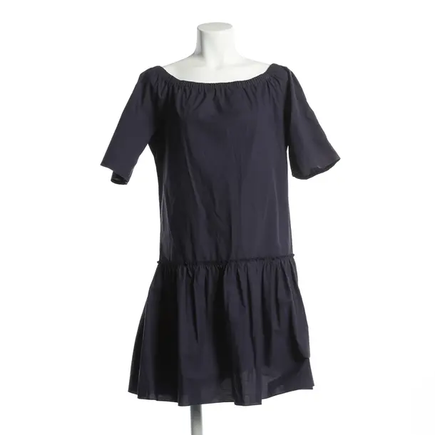 Dress, in Navy, Cotton, Roberto Collina