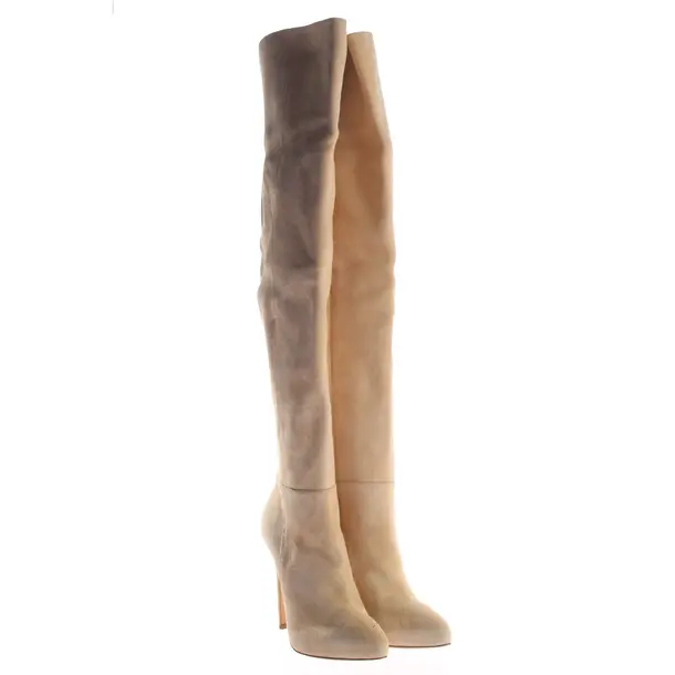 Over-The-Knee Boots, in Beige, Elisabetta Franchi
