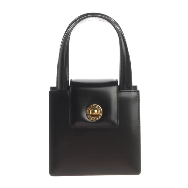Handtasche, in Schwarz, Leder, Bulgari