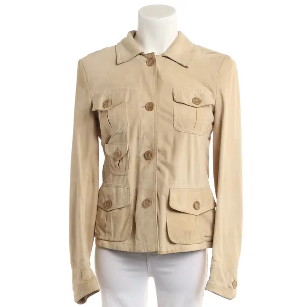 Giacca in pelle, in Marrone chiaro, Pelle, Burberry