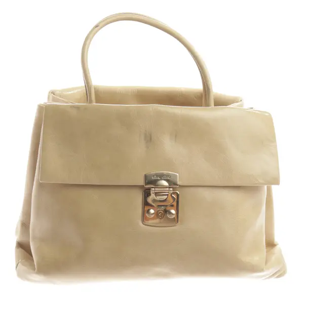Borsetta, in Beige, Pelle, Miu Miu