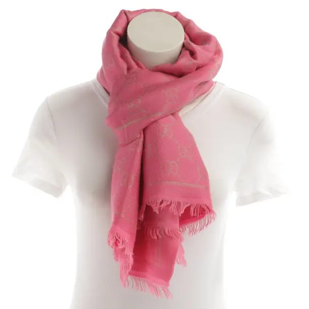 Scarf, in Pink, Wool, Gucci