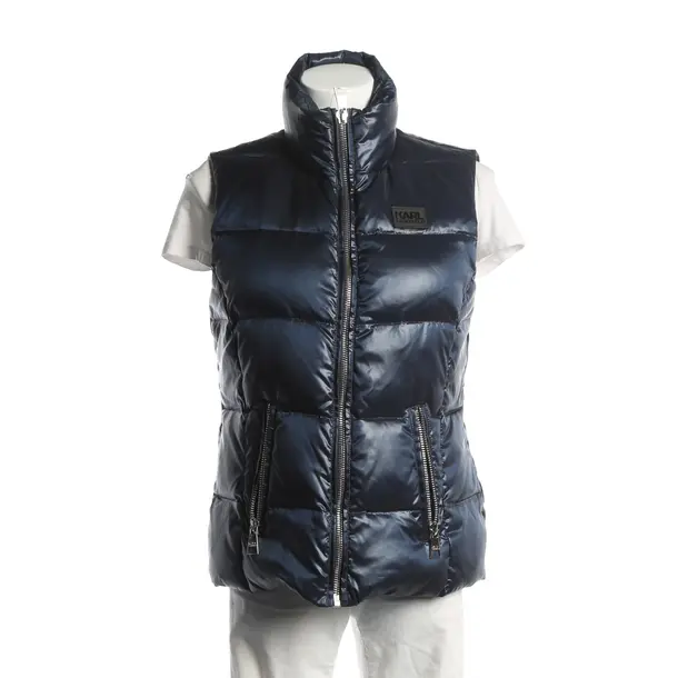 Vest, in Navy, Polyester, Karl Lagerfeld