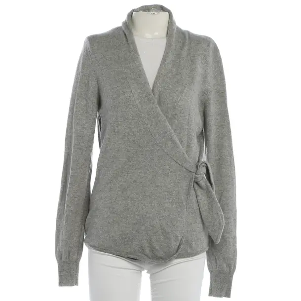 Strickjacke, in Hellgrau, Kaschmir, Repeat