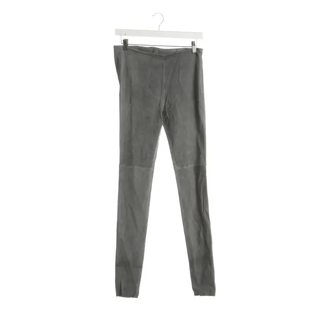 Leggings, in Light Gray, Leather, Maison Martin Margiela
