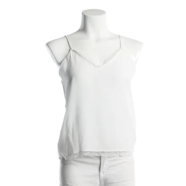 Top, in Weiß, Seide, Ermanno Scervino