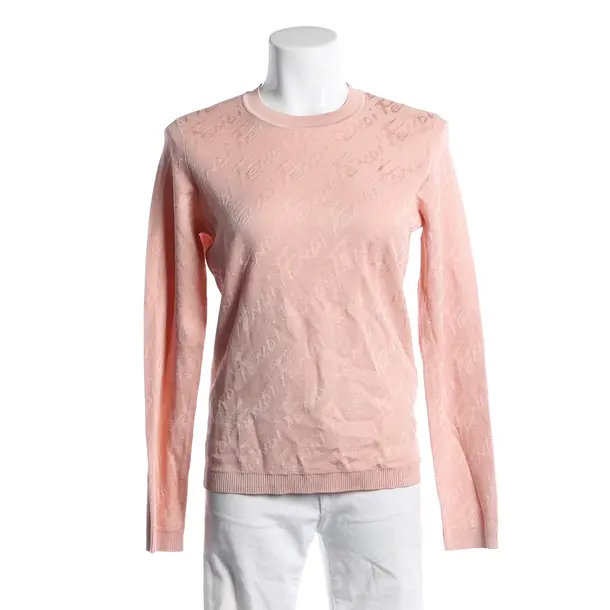 Pullover, in Rosa, Baumwolle, Fendi