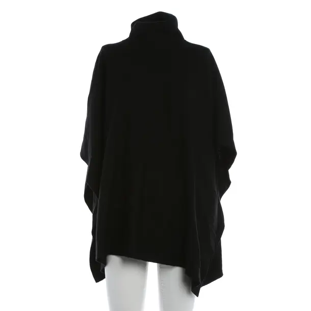 Poncho, in Black, Cotton, Hugo Boss Black Label