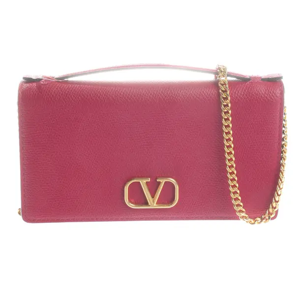 Wallet on Chain, in Rosa, Leder, Valentino