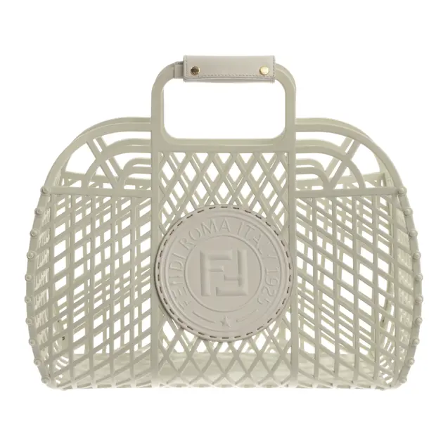 Shopper, in Bianco, Altro materiale, Fendi