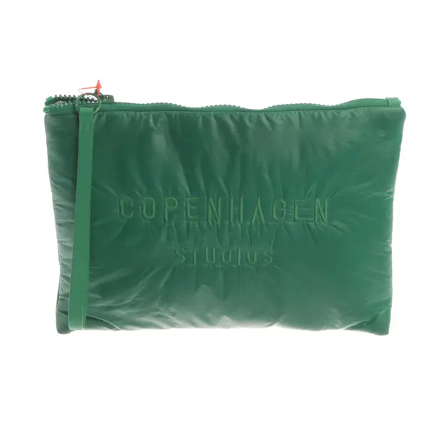 Clutch Bag, in Green, Polyester, Copenhagen