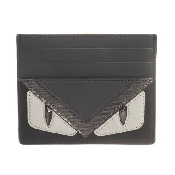 Card Holder, in Black, Leather, Fendi