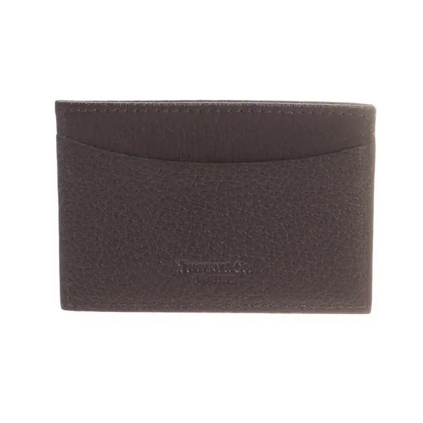 Card Holder, in Brown, Leather, Tiffany & Co