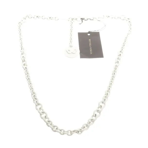 Belt, in White, Metal (metallic, metallised), Bottega Veneta