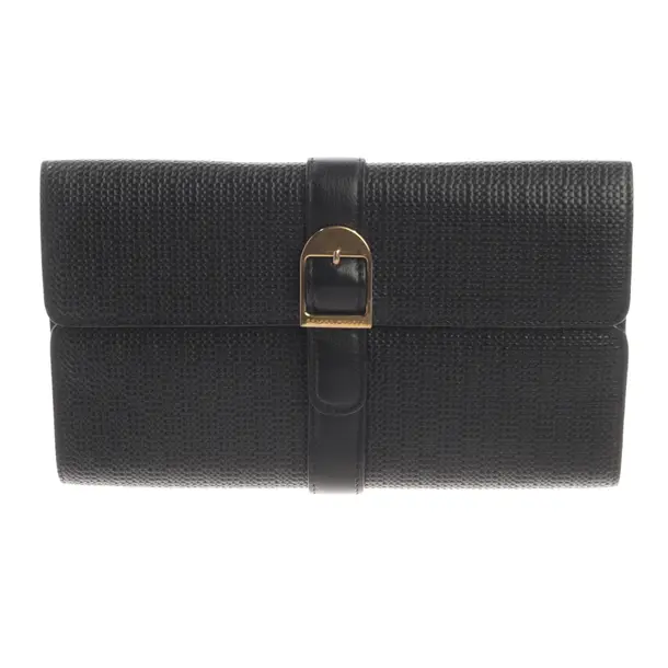Clutch, in Schwarz, Leder, Roland Mouret