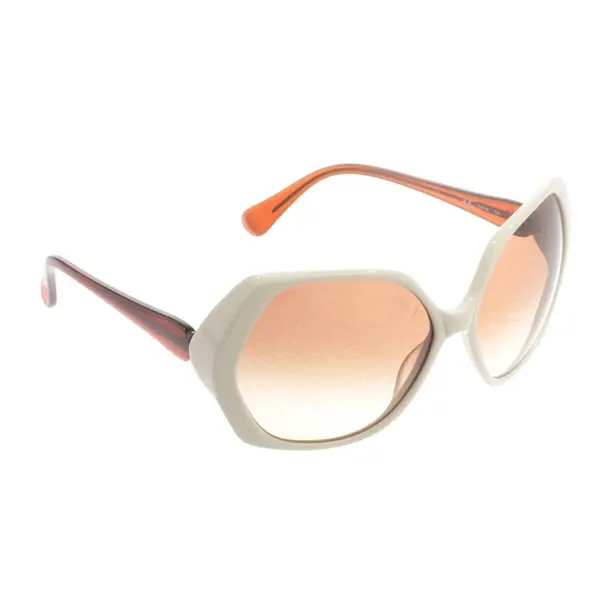 Sonnenbrille, in Weiß, Kunststoff, Diane von Furstenberg