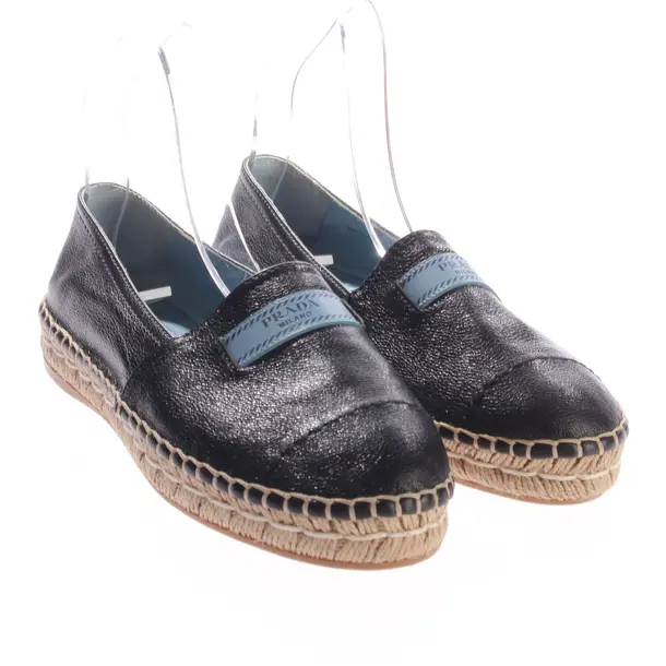 Espadrilles, in Schwarz, Prada