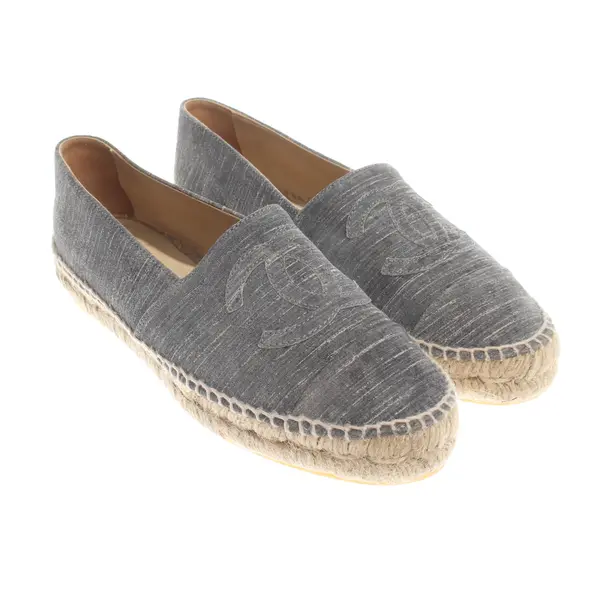 Espadrilles, in Grau, Chanel