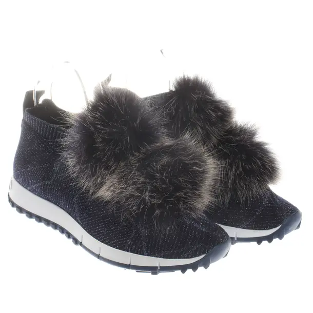 Sneakers, in Navy, Jimmy Choo
