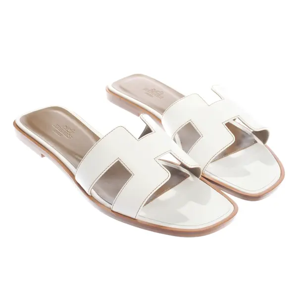 Sandali, in Bianco, Hermès