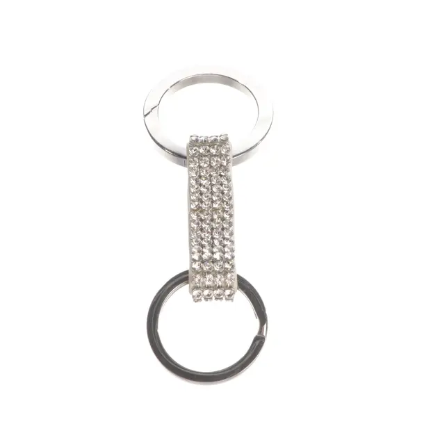 Schlüsselanhänger, in Silber, Metall (metallisch, metallisiert), Swarovski