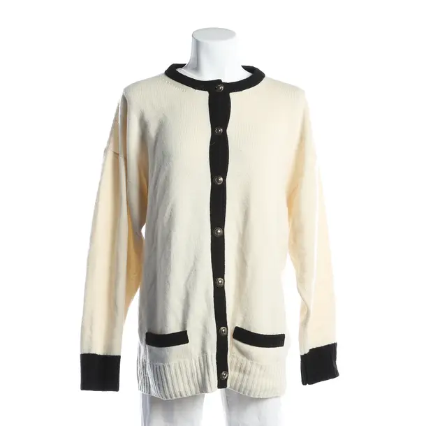 Cardigan, in Crema, Cachemire, Saint Laurent