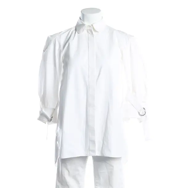 Blouse, in White, Cotton, Céline