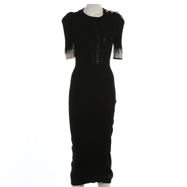 Dress, in Black, Silk, Balmain