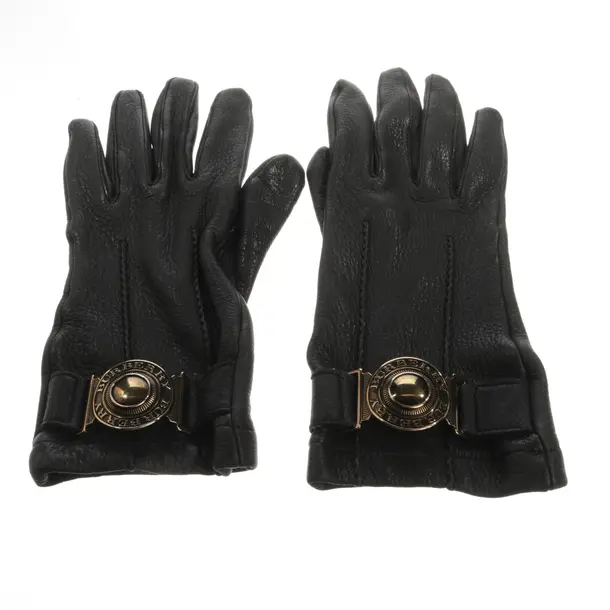 Lederhandschuhe, in Schwarz, Leder, Burberry