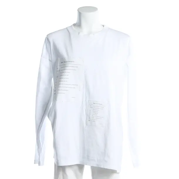 Longsleeve, in Weiß, Baumwolle, Maison Martin Margiela