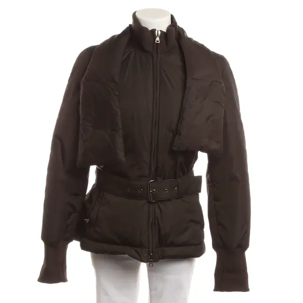 Winterjacke, in Dunkelbraun, Polyimid, Prada Linea Rossa