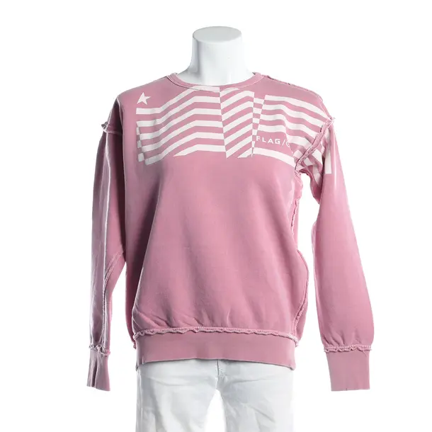 Sweatshirt, in Rosa, Baumwolle, Golden Goose