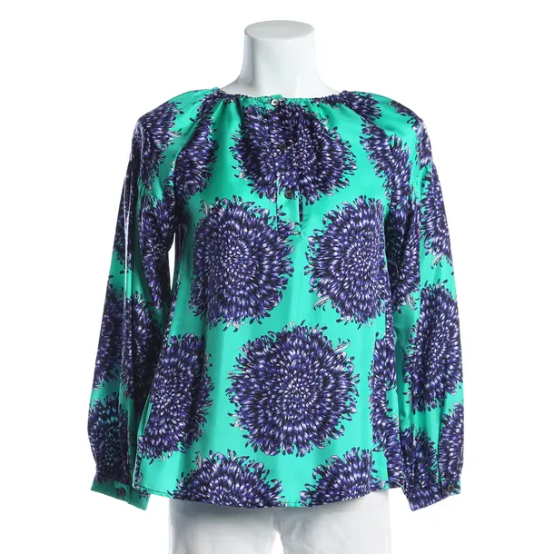 Blouse, in Green, Silk, Odeeh