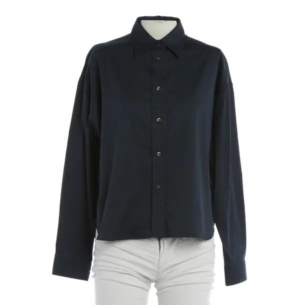 Bluse, in Navy, Baumwolle, Soluzione