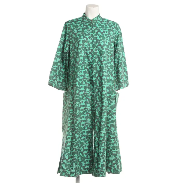 Dress, in Green, Cotton, Odeeh