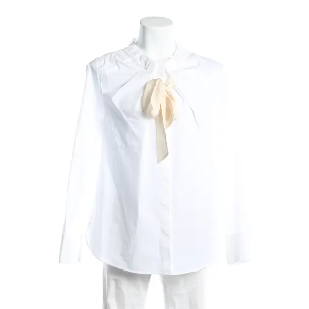 Blouse, in White, Cotton, Dorothee Schumacher