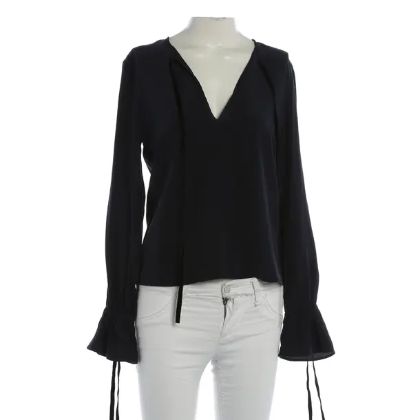 Bluse, in Navy, Seide, Red Valentino