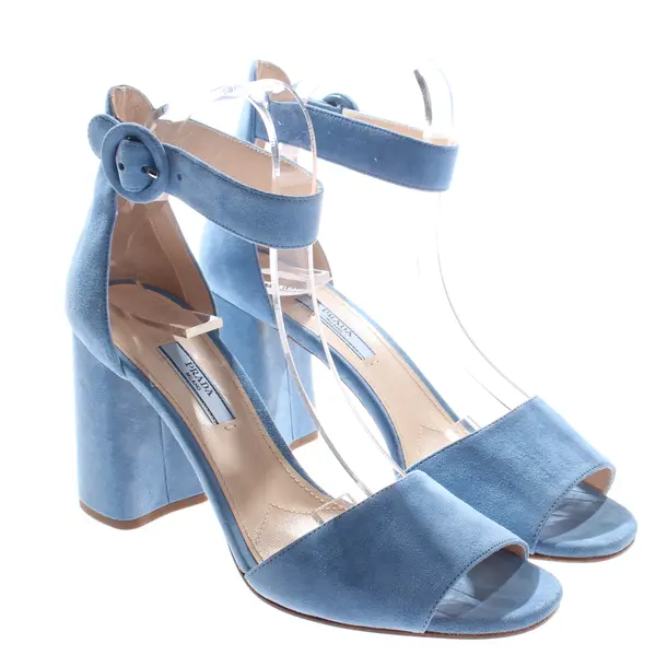 Sandali, in Azzurro, Prada
