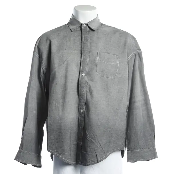 Blouse, in Gray, Baumwolle, R13
