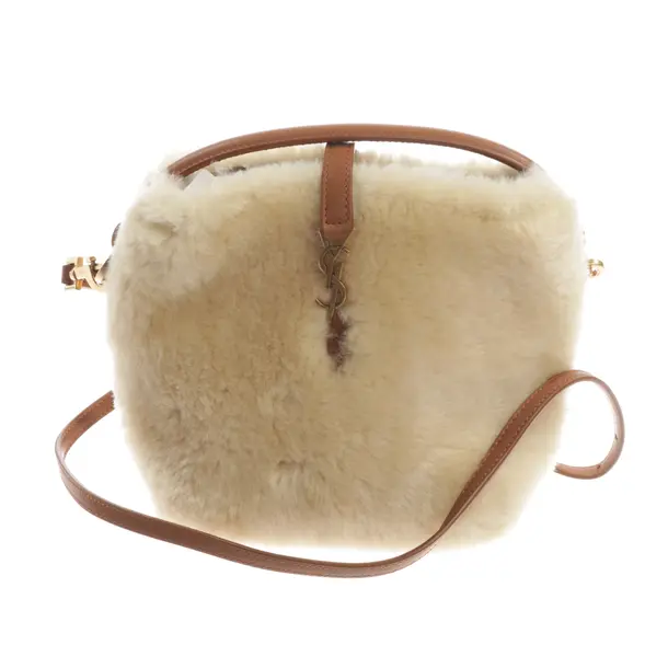 Handtasche, in Beige, Polyester, Saint Laurent