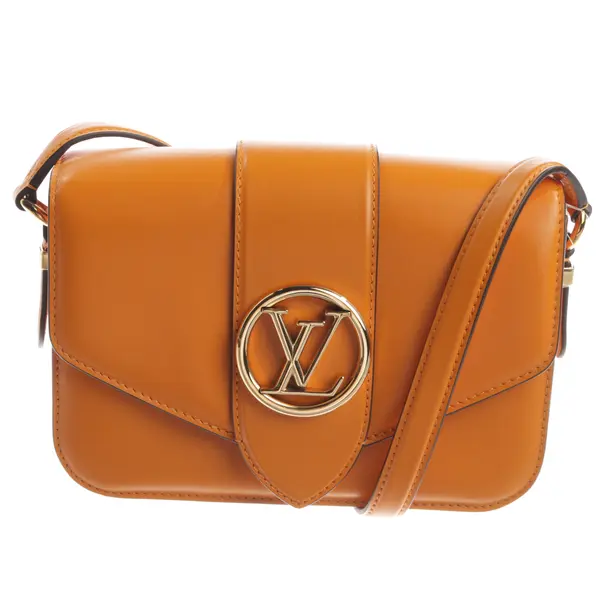 Schultertasche, in Dunkelorange, Leder, Louis Vuitton