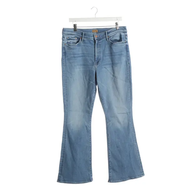 Jeans Flared, in Hellblau, Baumwolle, Mother