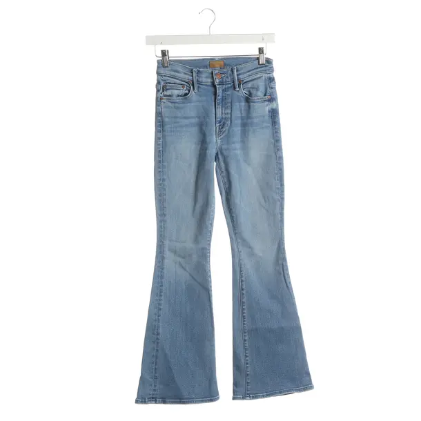 Jeans Flared, in Hellblau, Baumwolle, Mother