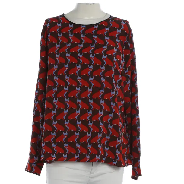 Blouse, in Multicolored, Silk, Odeeh