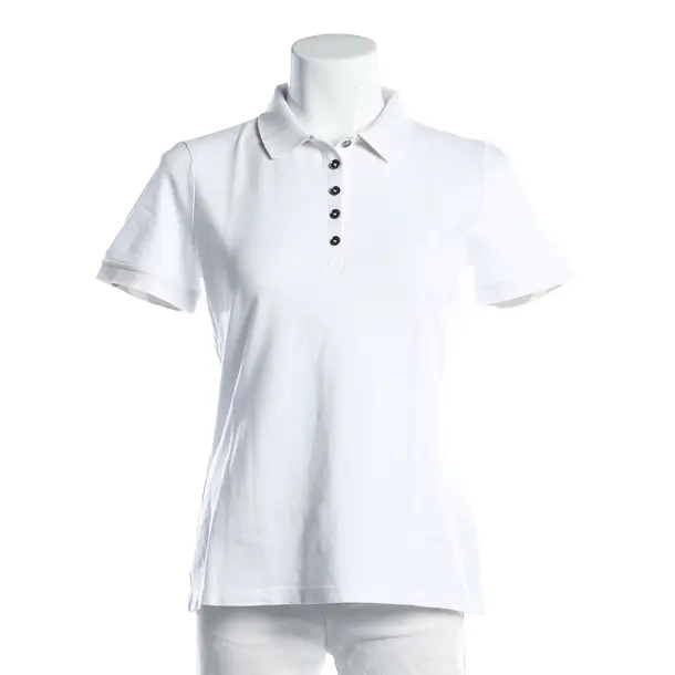 Polo Shirt, in White, Cotton, Burberry Brit