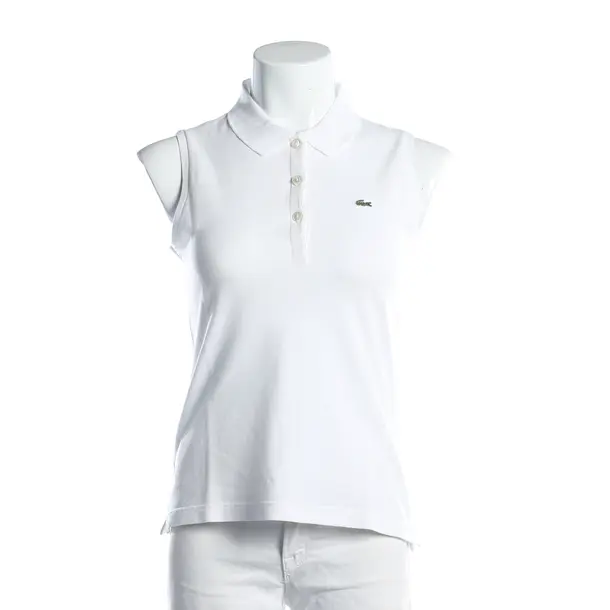 Top, in Weiß, Baumwolle, Lacoste