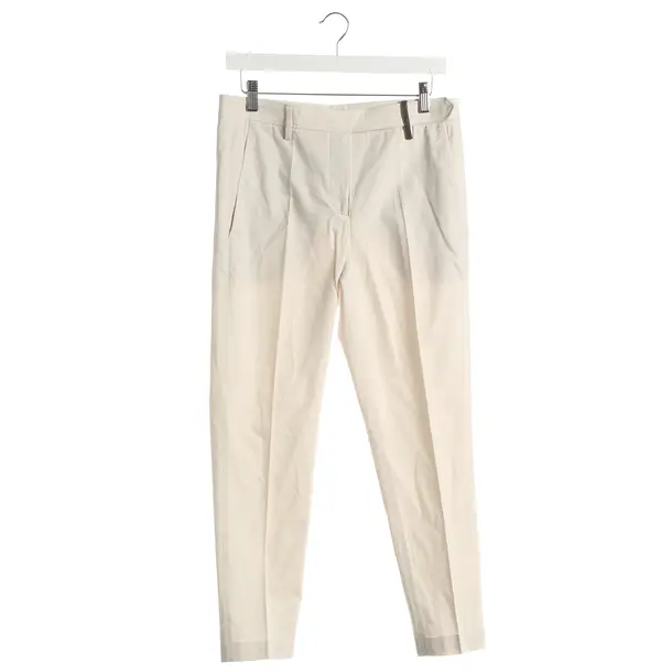 Pants, in Beige, Cotton, Brunello Cucinelli