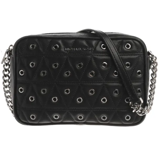 Shoulder Bag, in Black, Leather, Michael Kors